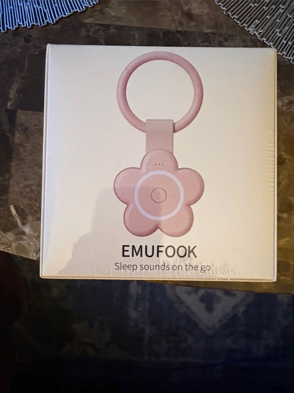 Pink Portable Sleep Sounds Device - Flower Design